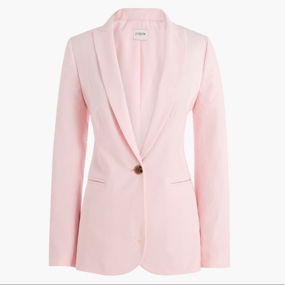 J. Crew Factory Jackets & Blazers - J. Crew Factory Linen-Cotton Holland Blazer Jacket